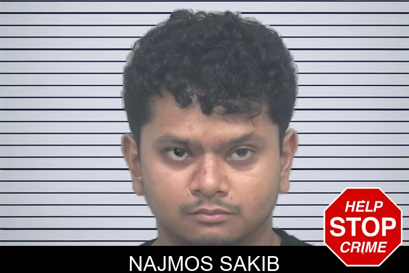 Najmos Sakib mugshot