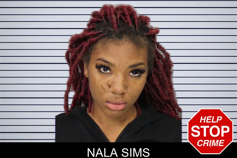 Nala Sims mugshot