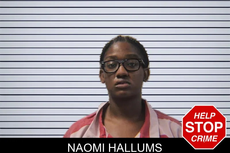 Naomi Hallums mugshot