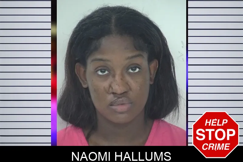 Naomi Hallums mugshot