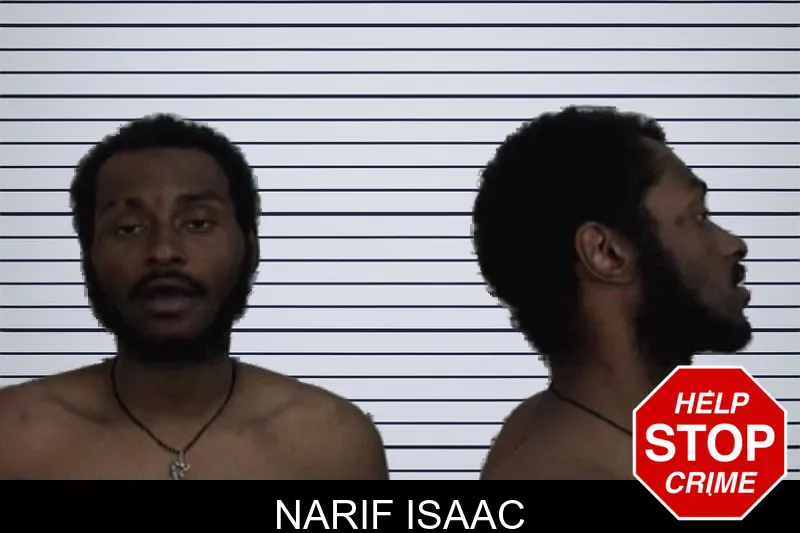 Narif Isaac mugshot