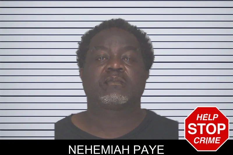 Nehemiah Paye mugshot