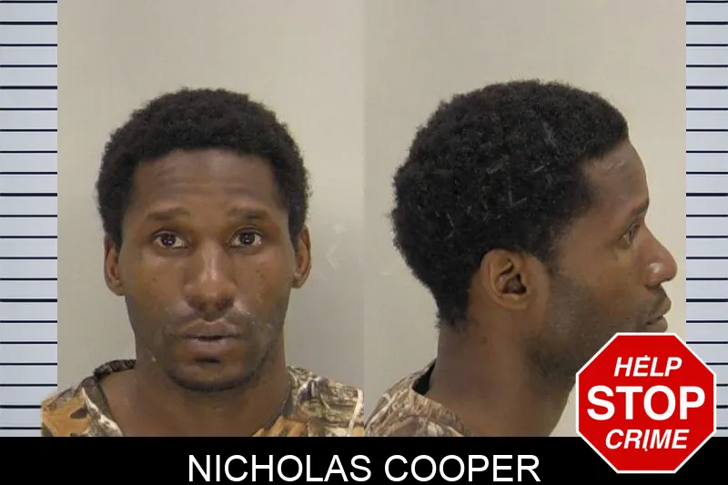 Nicholas Cooper mugshot