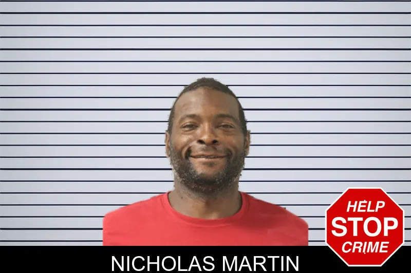 Nicholas Martin mugshot