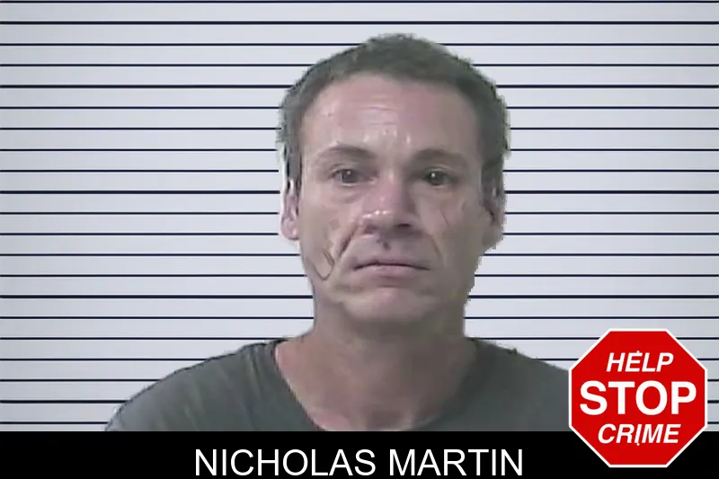 Nicholas Martin mugshot