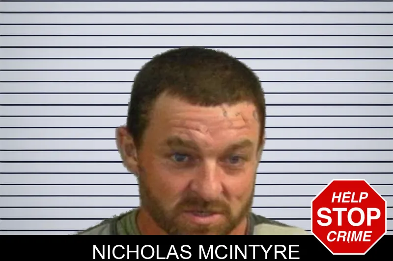 Nicholas McIntyre mugshot