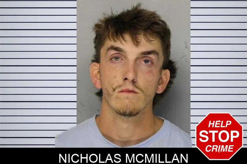 Nicholas McMillan mugshot
