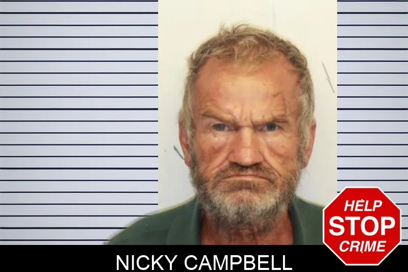 Nicky Campbell mugshot