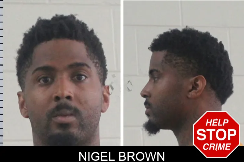 Nigel Brown mugshot