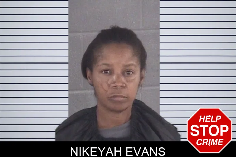Nikeyah Evans mugshot