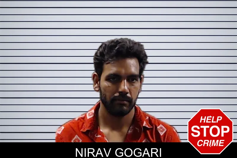 Nirav Gogari mugshot
