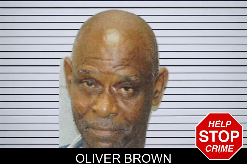 Oliver Brown mugshot