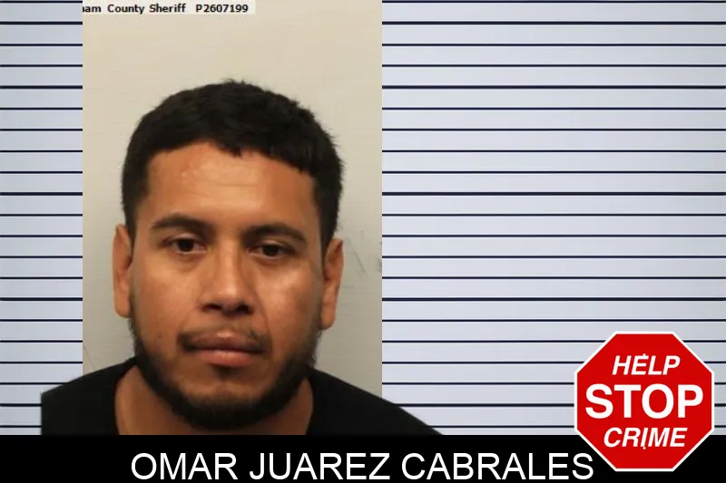 Omar Juarez Cabrales mugshot