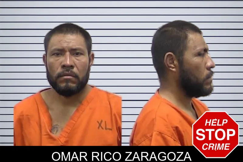Omar Rico Zaragoza mugshot