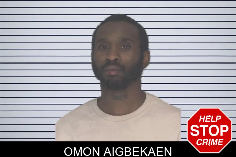 Omon Aigbekaen mugshot