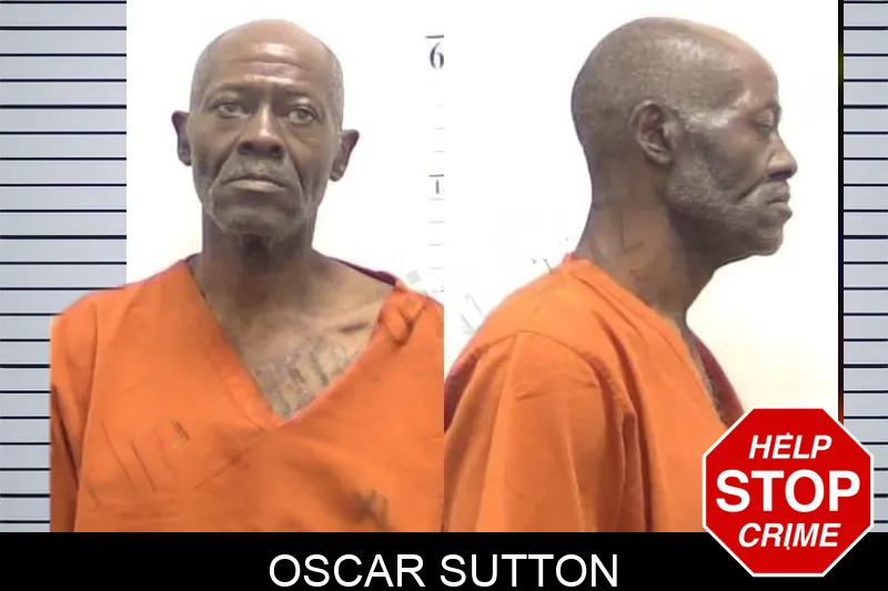 Oscar Sutton mugshot