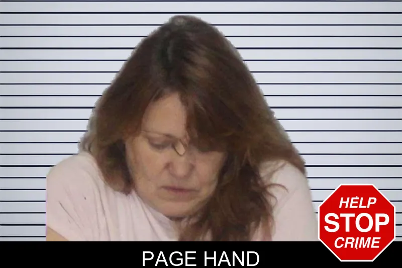 Page Hand mugshot