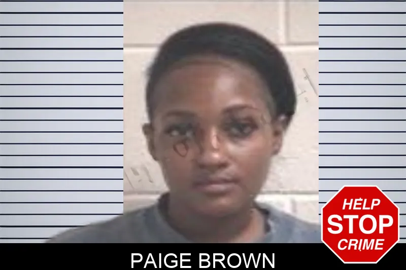 Paige Brown mugshot