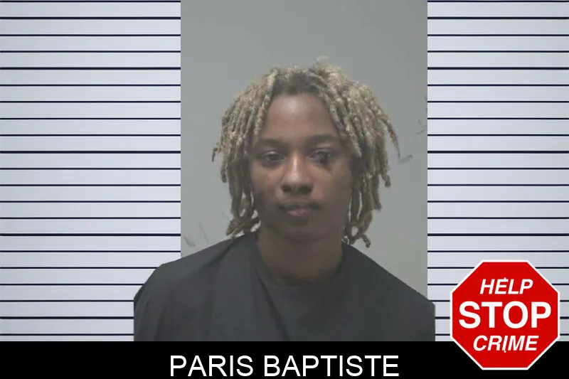Paris Baptiste mugshot