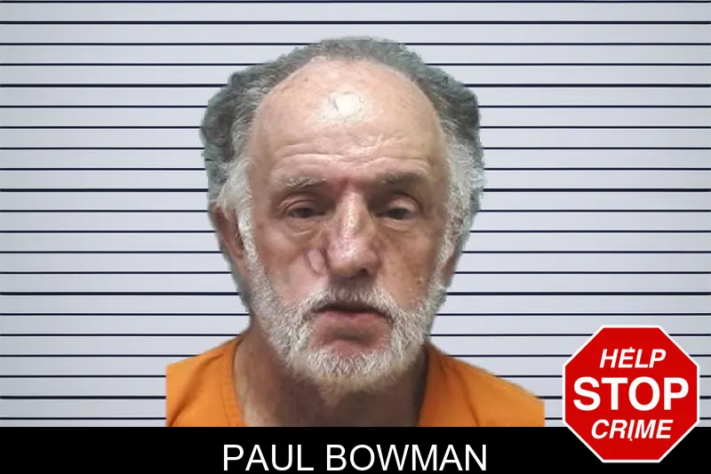 Paul Bowman mugshot