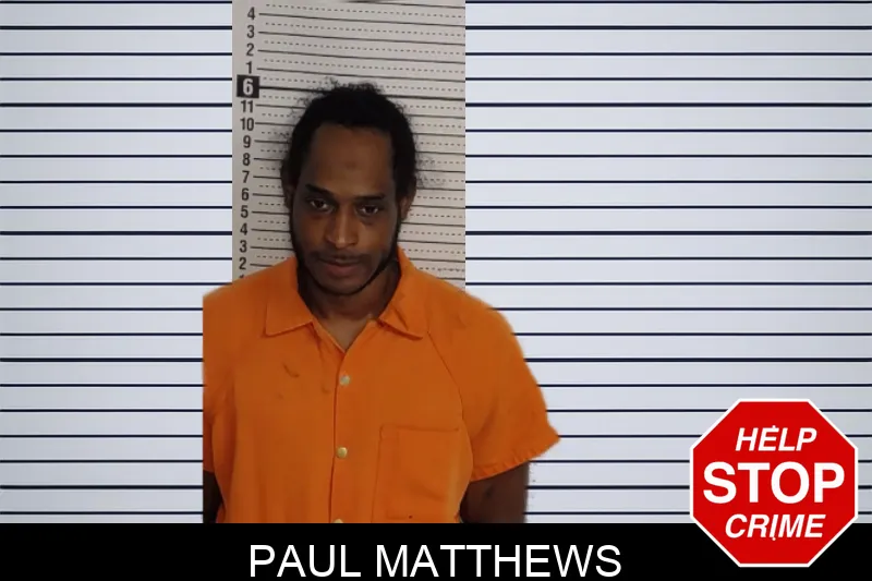 Paul Matthews mugshot
