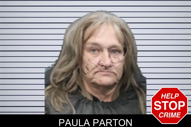 Paula Parton mugshot