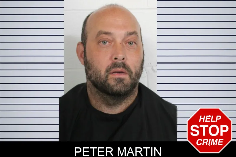 Peter Martin mugshot