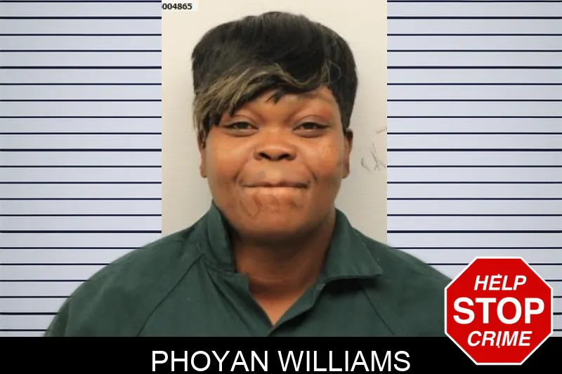 Phoyan Williams mugshot