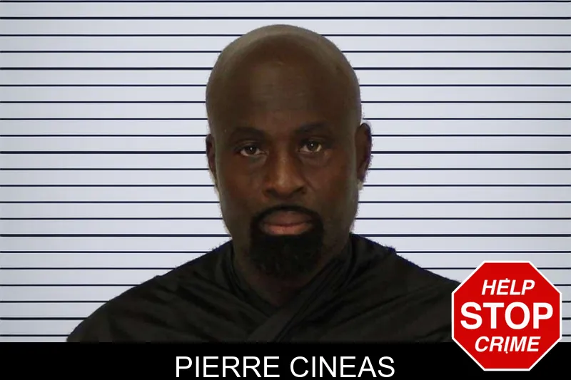 Pierre Cineas mugshot