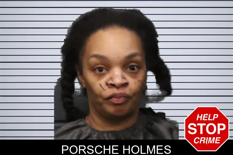 Porsche Holmes mugshot