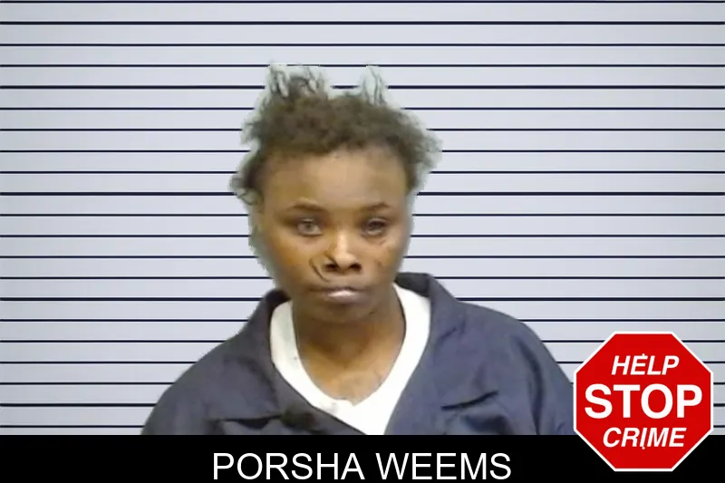Porsha Weems mugshot