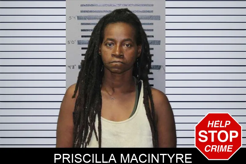 Priscilla Macintyre mugshot