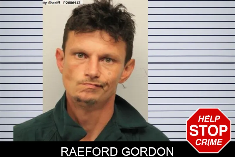Raeford Gordon mugshot