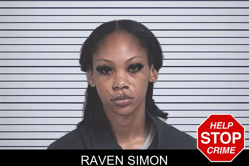 Raven Simon mugshot