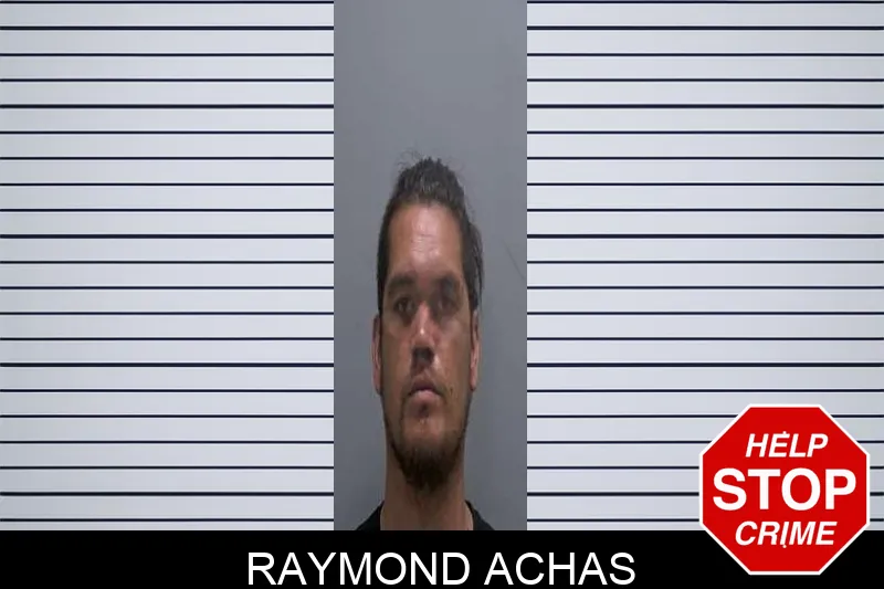 Raymond Achas mugshot