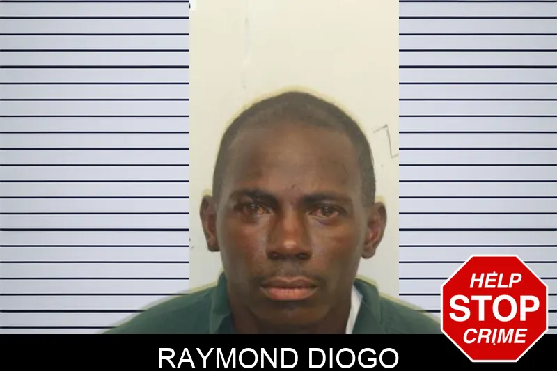 Raymond Diogo mugshot
