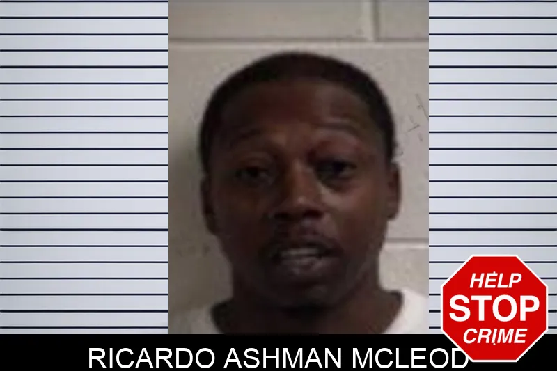 Ricardo Ashman McLeod mugshot