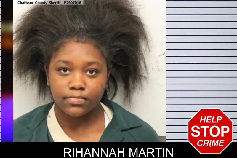 Rihannah Martin mugshot