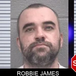 Robbie James mugshot