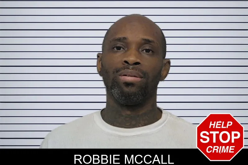 Robbie McCall mugshot