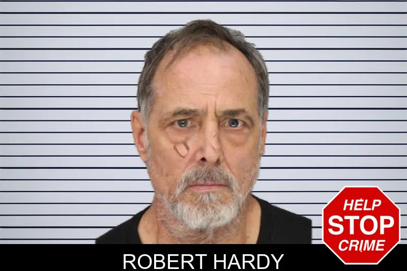 Robert Hardy mugshot