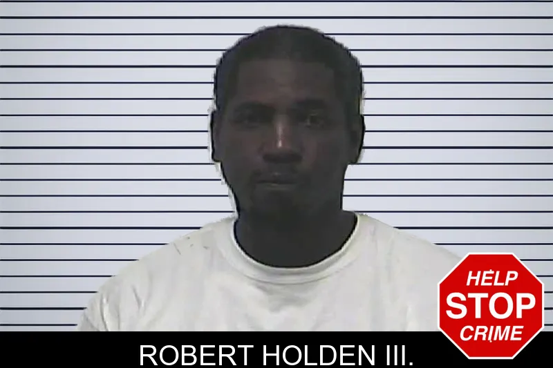 Robert Holden III. mugshot