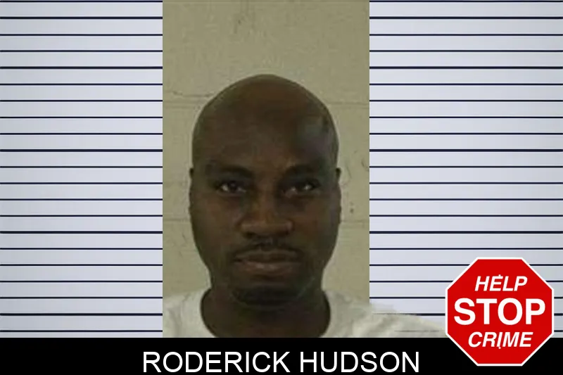 Roderick Hudson mugshot