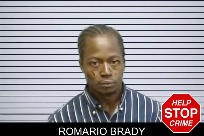 Romario Brady mugshot