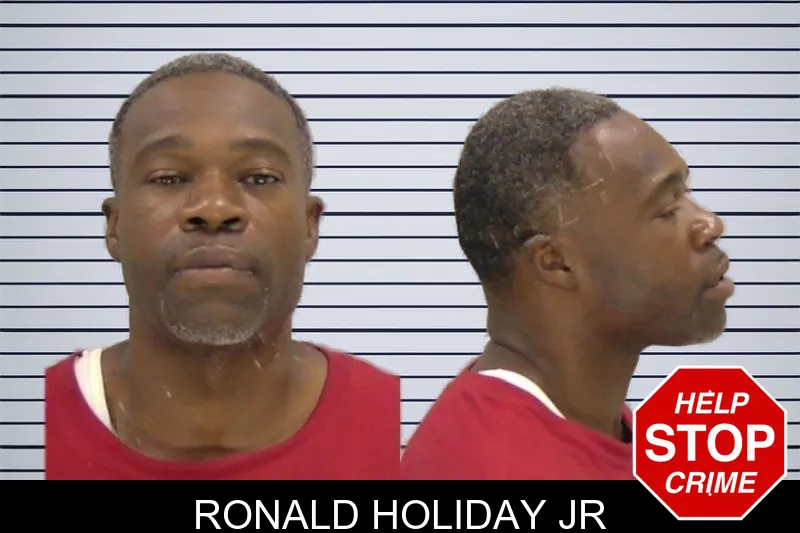 Ronald Holiday Jr mugshot