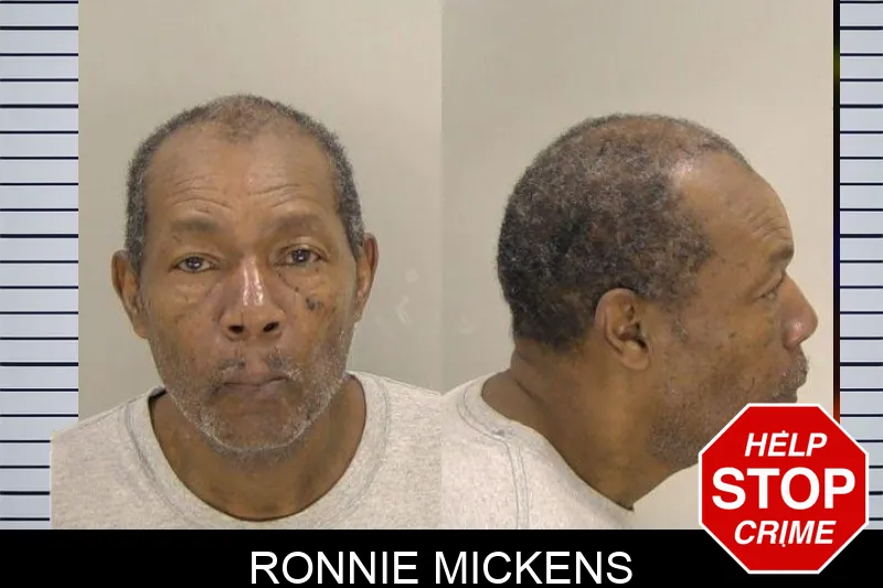Ronnie Mickens mugshot