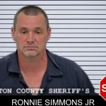Ronnie Simmons Jr mugshot