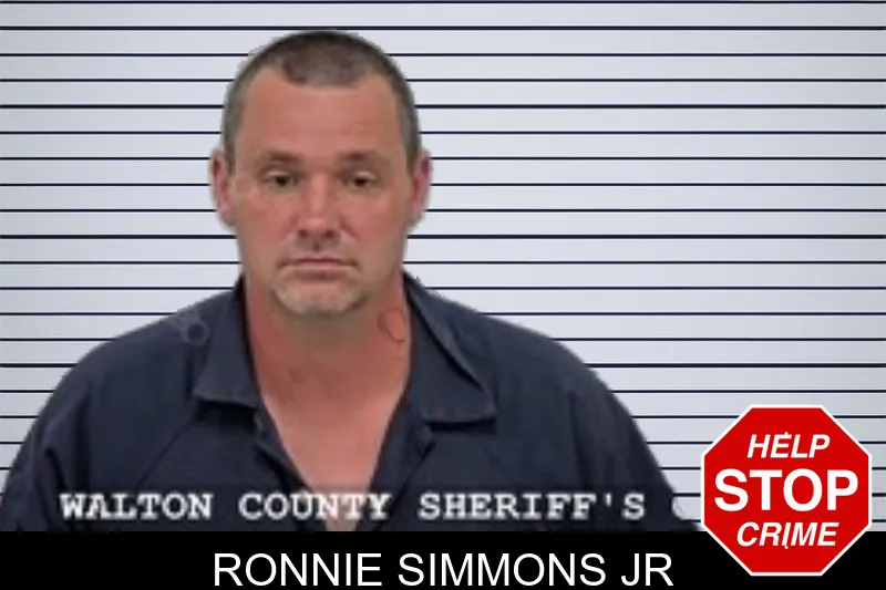 Ronnie Simmons Jr mugshot