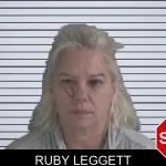 Ruby Leggett mugshot