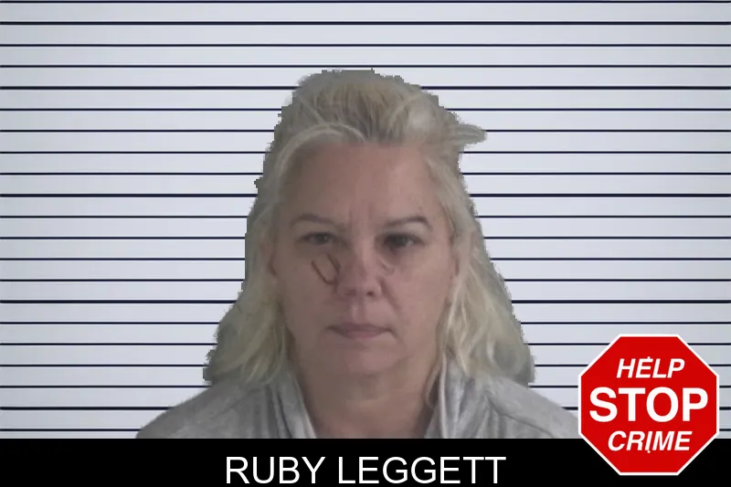 Ruby Leggett mugshot